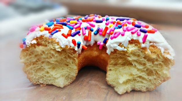 Matching bite marks in food at a crime scene to a suspect's teeth is often a stretch. Saliva deposited on the food and subjected to DNA analysis, however, has the potential to strengthen the positive identification of those present at a crime. (Flickr photo by Jacovn117*)